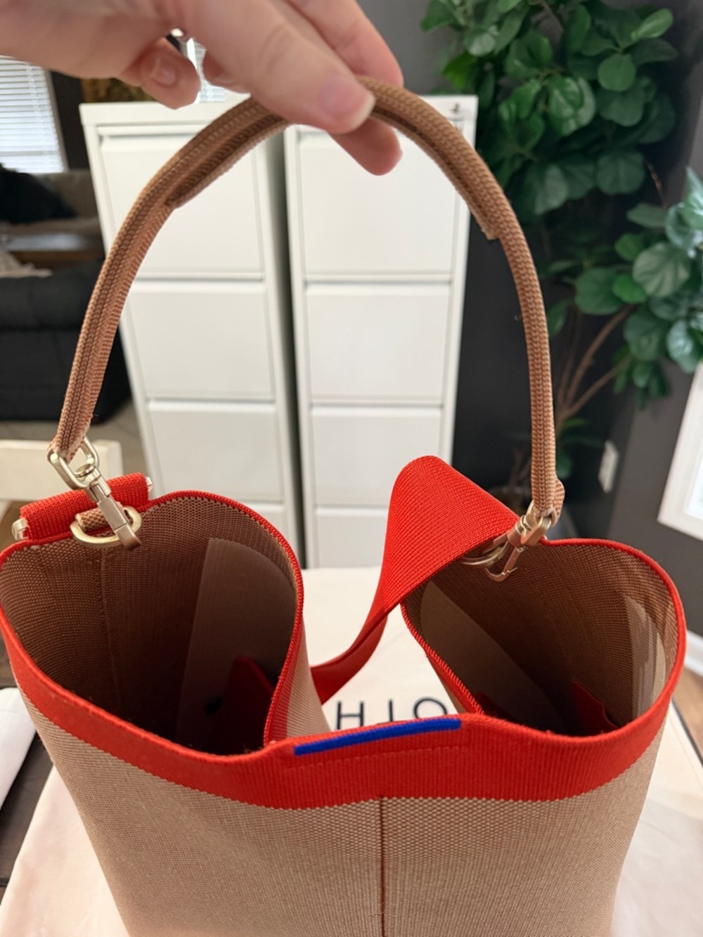 Rothy's Caramel Spice Bucket Bag - Picture 5 of 7